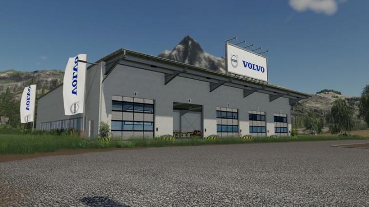 FS19 - Placeable Volvo Hall V1