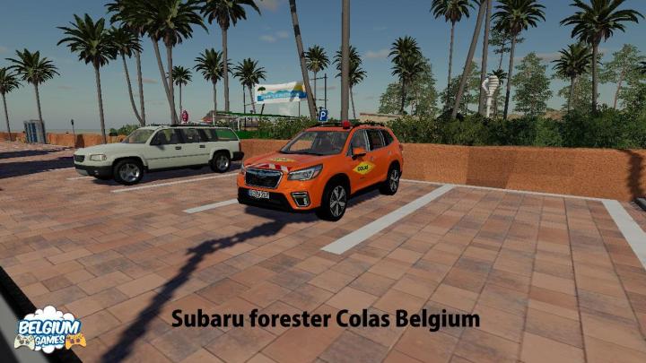 FS19 - Subaru Forester Colas Belgium Skin V1