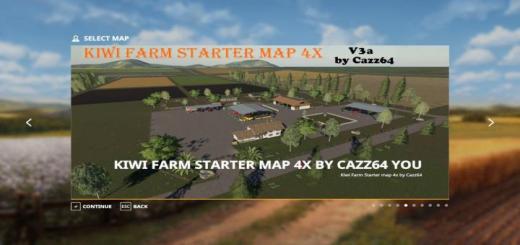 Photo of FS19 – Kiwi Farm Starter Map 4X Update V3A