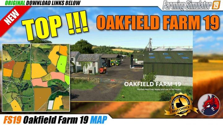 FS19 - Oakfield Map V1.1.0.1