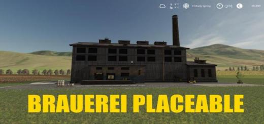 Photo of FS19 – Placeable Brauerei V1