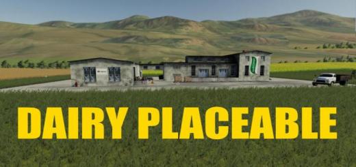 Photo of FS19 – Placeable Dairy V1