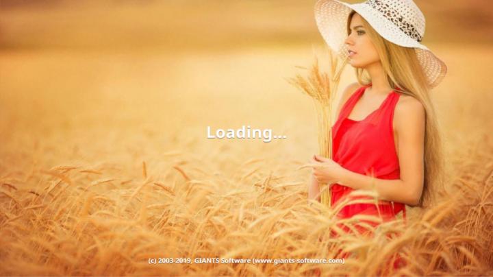 FS19 - Blonde Woman In Wheat Farm Menu Background V1
