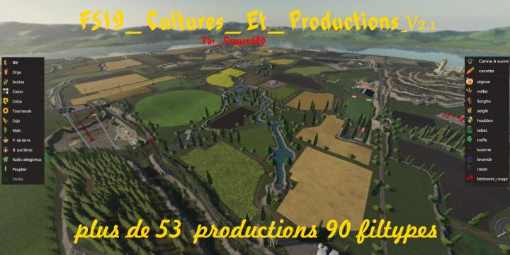 FS19 - Cultures Et Productions V2.1