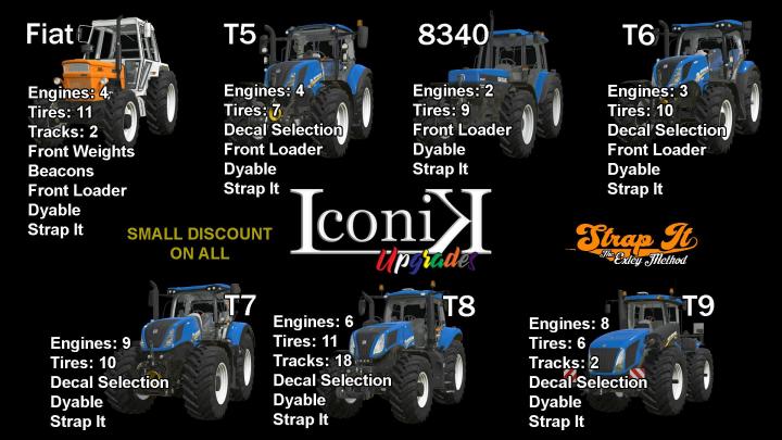 FS19 - Iconik New Holland Tractors V1