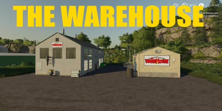 FS19 - Placeable The Warehouse V1