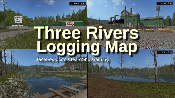 FS19 - Three Rivers Logging Map V1.1