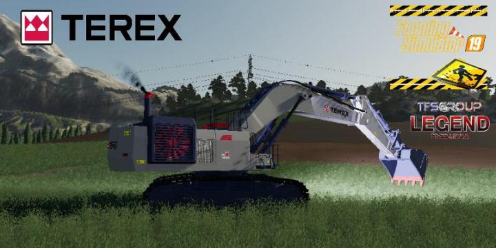 FS19 - Excavator Terex Rh90F Dirth V2