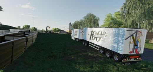 Photo of FS19 – Volvo Fh16 Woodchip And Trailer V1.1