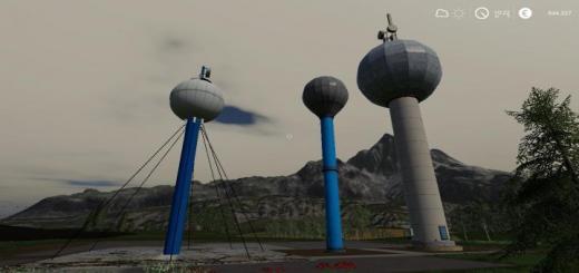Photo of FS19 – Water Tower Pack V1