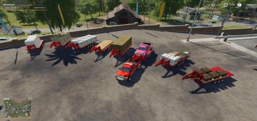 Photo of FS19 – 2014 Pickup With Semi-Trailer And Autoload V1.7