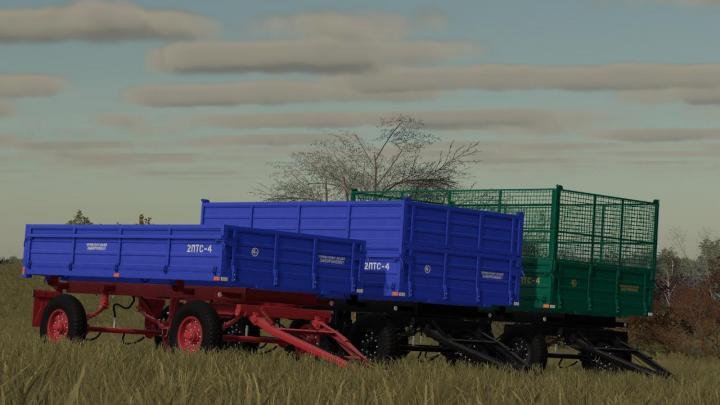 FS19 - 2Pts-4 And 2Pts-45M3 Trailer V1