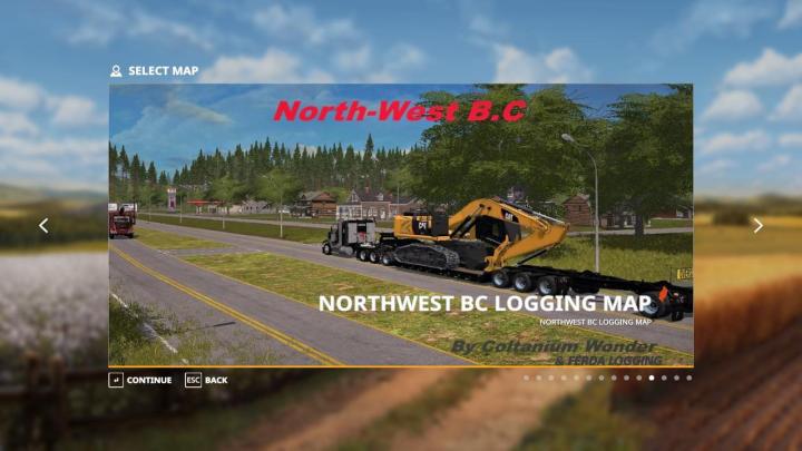 FS19 - Ferda Logging Northwest Bc Logging Map V1