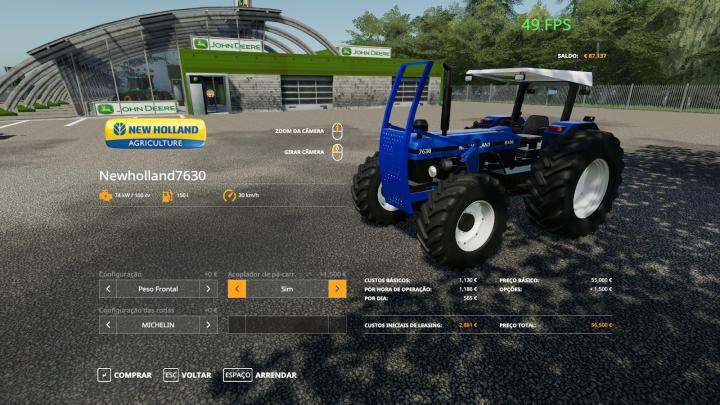 FS19 - New Holland 7630 Tractor V1