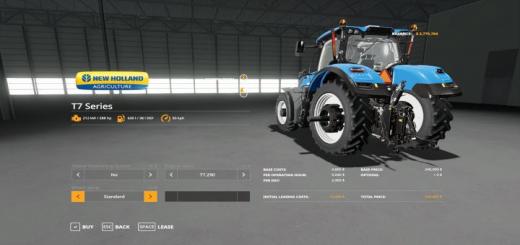 Photo of FS19 – New Holland T7 Tractor V1