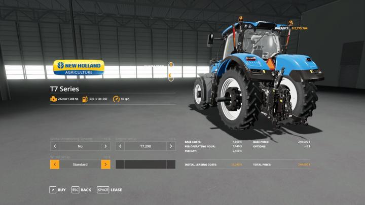 FS19 - New Holland T7 Tractor V1