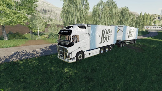 Photo of FS19 – Volvo Fh16 Woodchips And Trailer V1.3