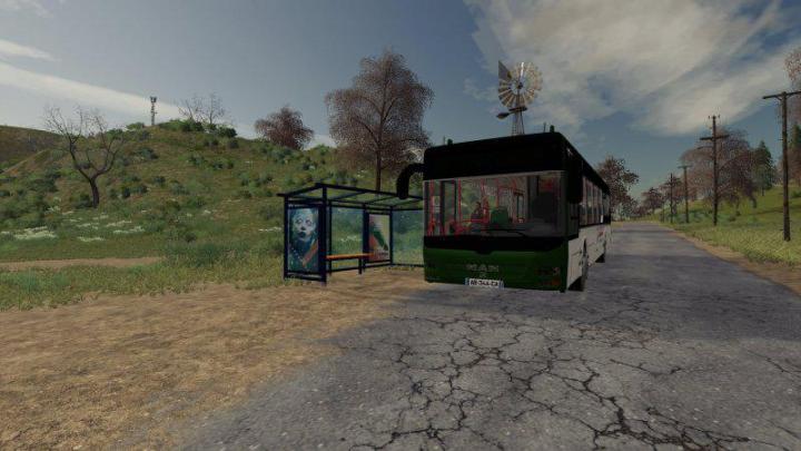 FS19 - Man Lions City Bus With Stop V1