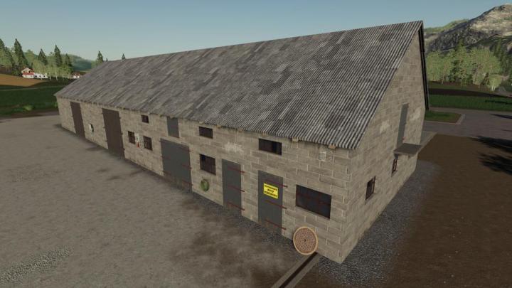 FS19 - Polish Brick Barn V1