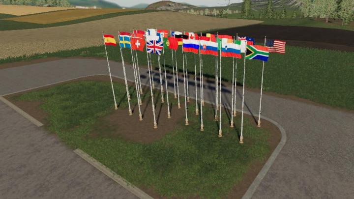 FS19 - International Flags V1