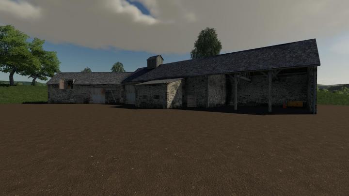 FS19 - Placeable Old Stone Barn V1