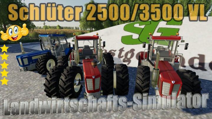 FS19 - Schluter Super 2500/3500 Tractor V1