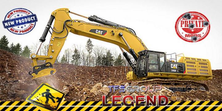 FS19 - Caterpillar 390F Excavator V1.5