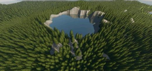 Photo of FS19 – Crater Lake Map V1
