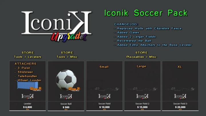 FS19 - Iconik Soccer Pack V2