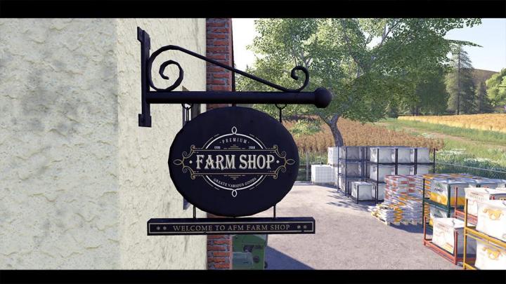 FS19 - Placeable Farm Shop V1