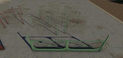 Photo of FS19 – Concrete And Metal Fences Pack V1