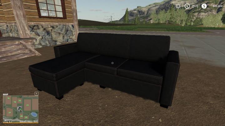 FS19 - Couch Pickupable V1