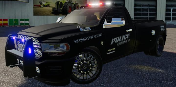 FS19 - Dodge Hell Truck Police Edition V1