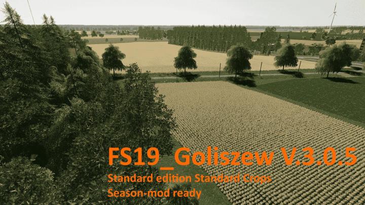 FS19 - Goliszew Standard Edition Standard Crops V3.0.5