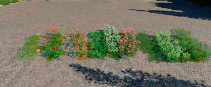 FS19 - Paint Grass Or Bushes Or Flowers In Game With Landscape Tool V1