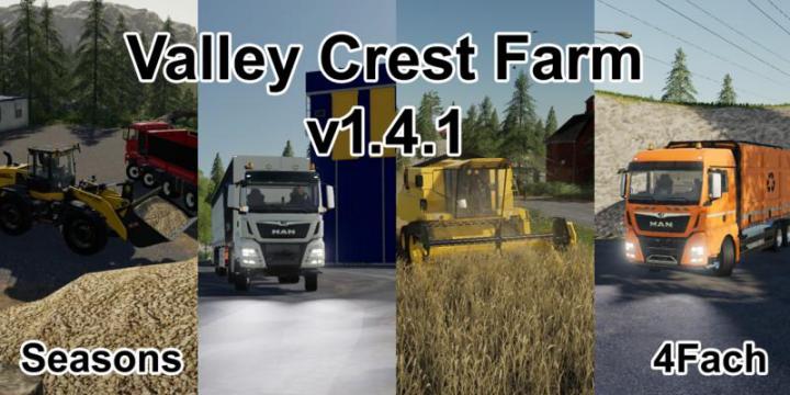 FS19 - Valley Crest Farm 4X Map V1.4.1