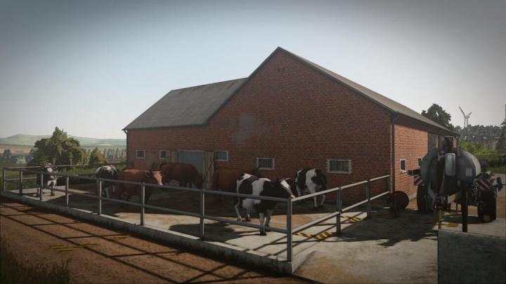 FS19 - Buildings With Cows V1