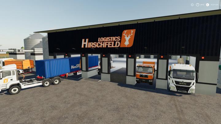 FS19 - Hirschfeld Logistics Globalmarket V1