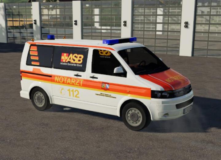 FS19 - Asb Emergency Doctor Vw T5 V1