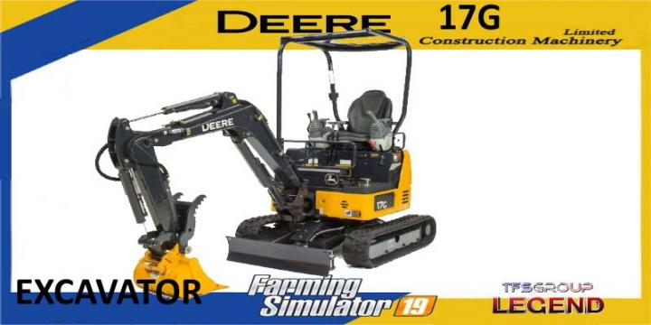 FS19 - Deere Excavator 17G V1.5