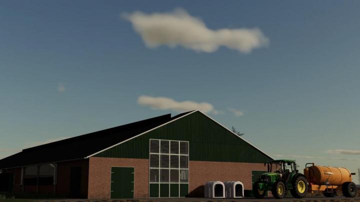 FS19 - Long Cowshed Europe V1