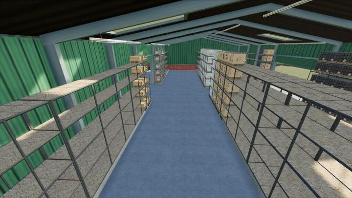 FS19 - Pallets High Shelf Storage V1