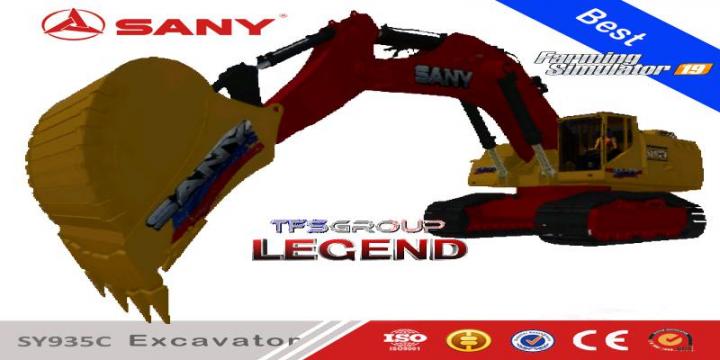 FS19 - Sany Sy935C Big Excavator V1.5