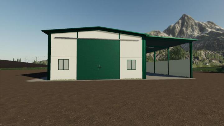 FS19 - Double Spanish Shed V1