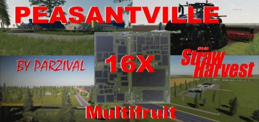 Photo of FS19 – Peasantville 2 16X Production Multifruit V2.2