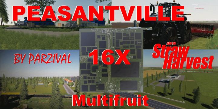 FS19 - Peasantville 2 16X Production Multifruit V2.2