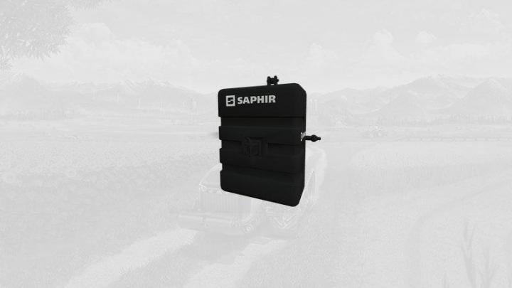 FS19 - Saphir 800 Kg Weight V1