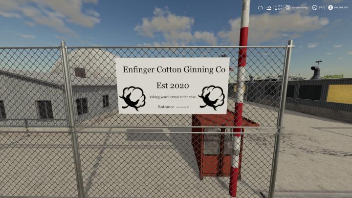 FS19 - Enfinger Cotton Ginning Co Placeable Cotton Sell Point Final