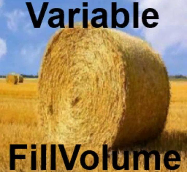 FS19 - Roundbale Fill Volume V1