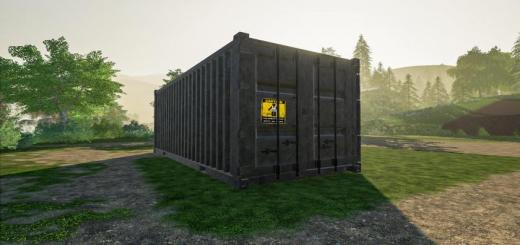 Photo of FS19 – Container Shed V1